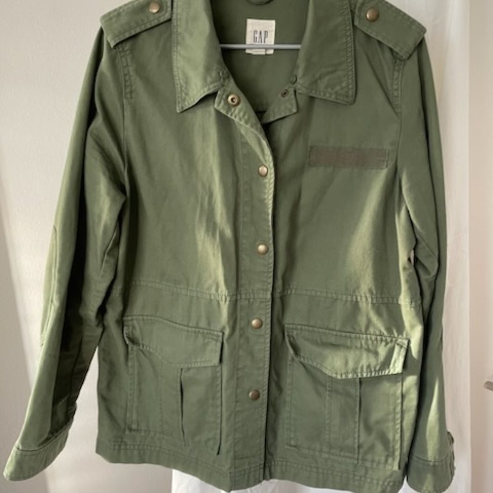 Gap, Utility Jacket, Size S, Olive Green